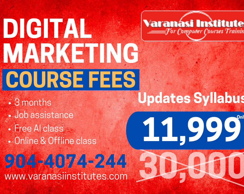 Digital Marketing Course Fees in Varanasi Institutes
