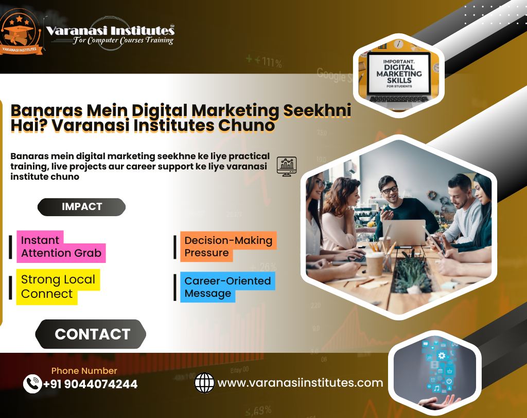 Banaras Mein Digital Marketing Seekhni Hai? Varanasi Institutes Chuno