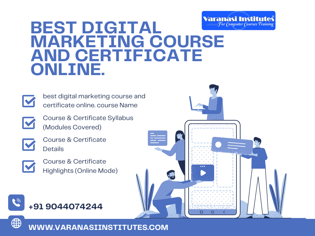 best digital marketing course and certificate online.
