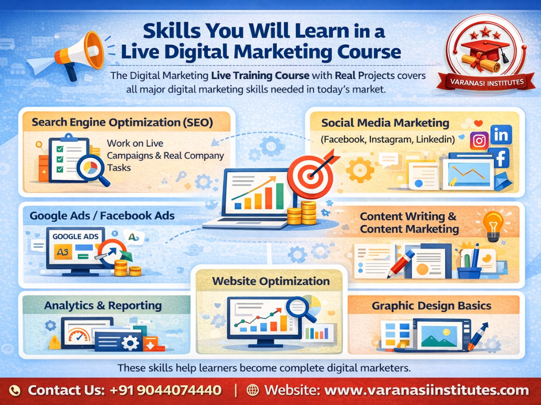 Digital Marketing Live Training Course Learn with Real Projects