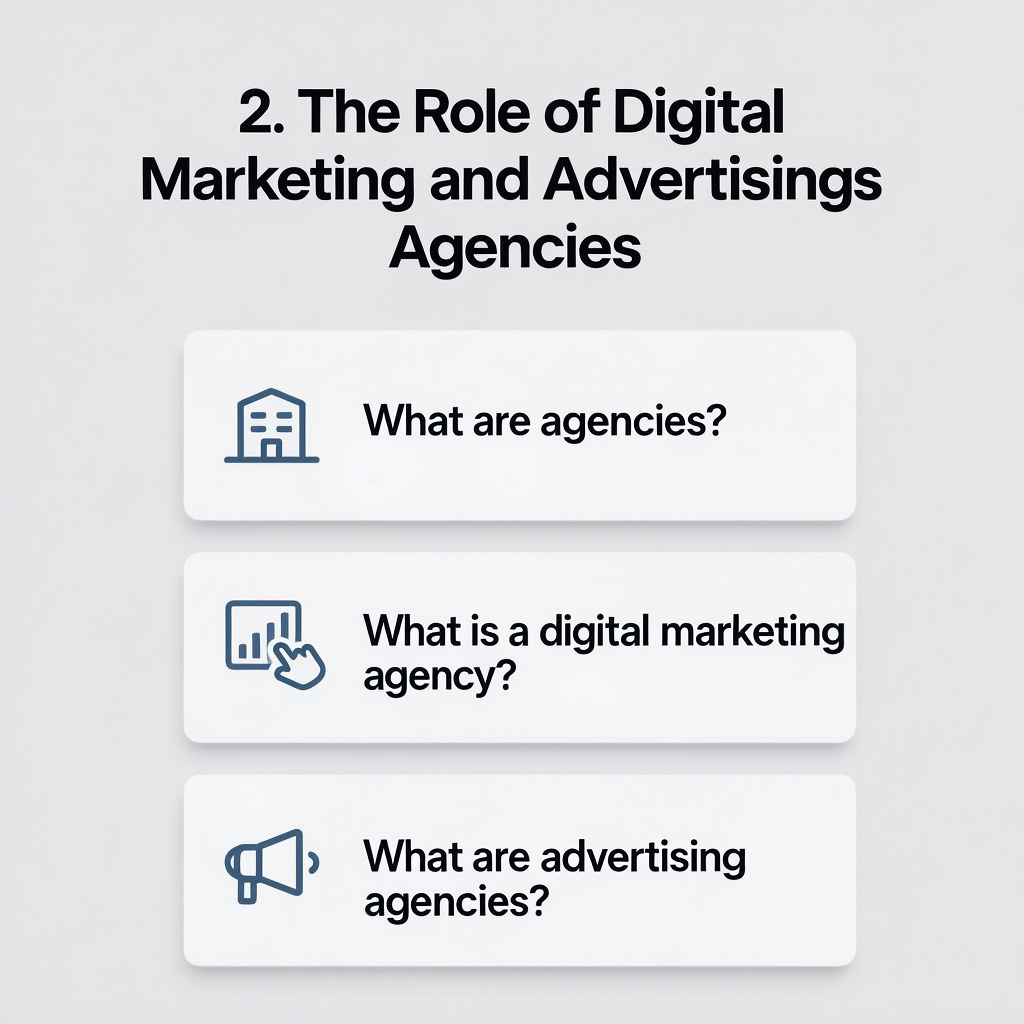 The Role of Digital Marketing and Advertising Agencies