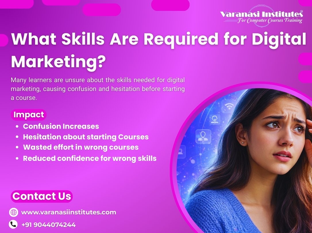 Eligibility for Digital Marketing Course in Varanasi – Qualification, Age Limit and Required Skills 2 Skills Required for Digital Marketing