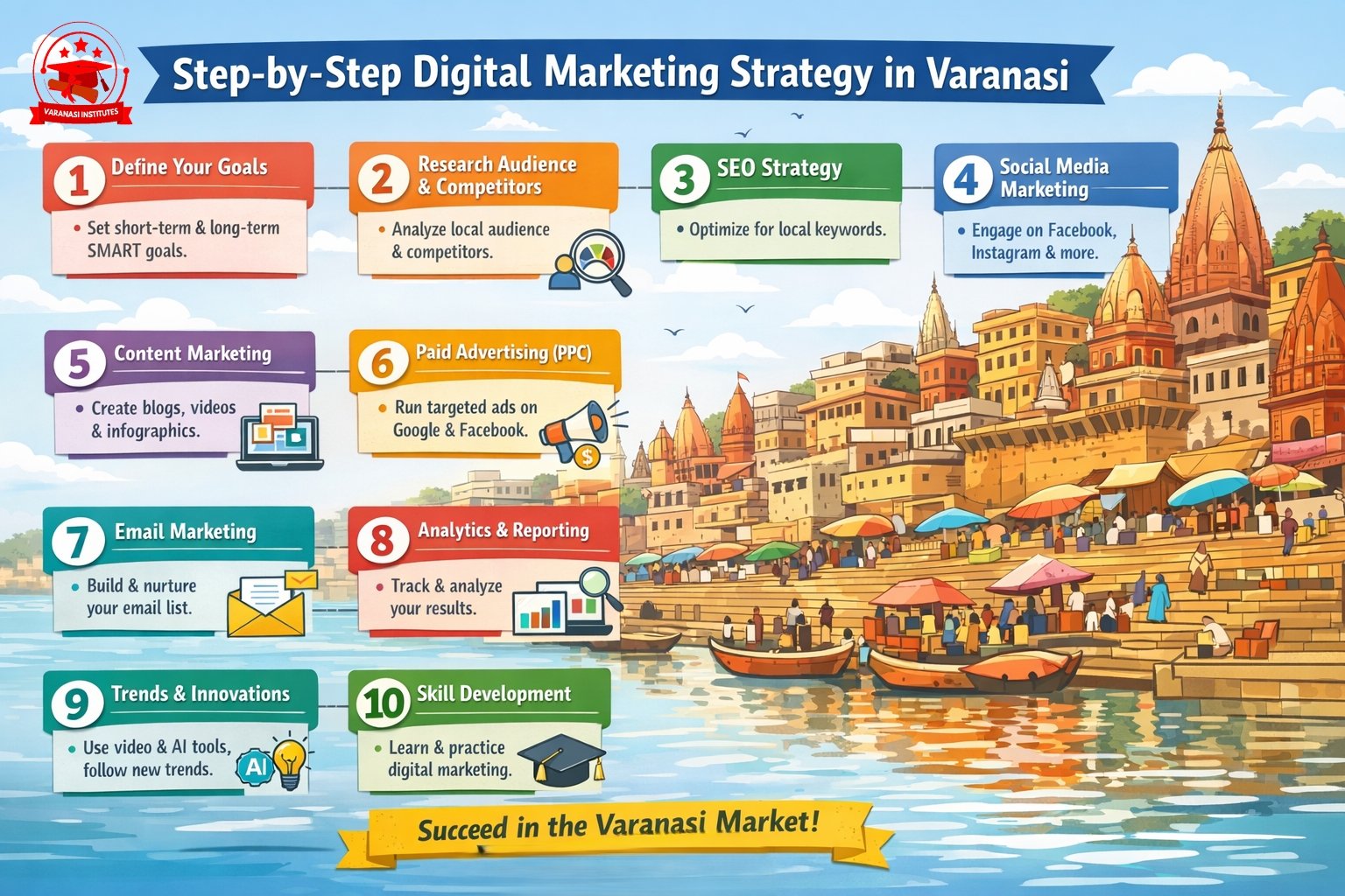Step-by-Step Digital Marketing Strategy in Varanasi